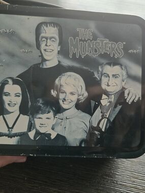 Munster Black-and-White Family Tin Serving Tray